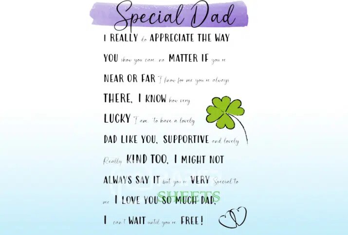 SPECIAL DAD K2 CARD